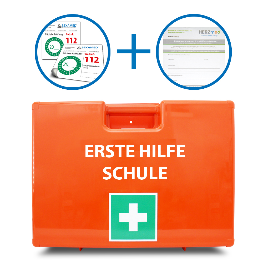 Verbandkasten SPEZIAL Schule & Kindergarten Premium Erste Hilfe Koffer DIN  13157 Gr.M 320 x 220