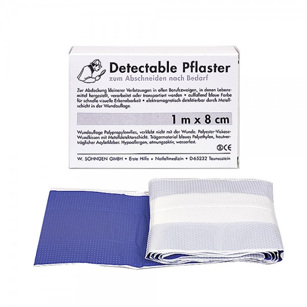 Pflasterverband detectable 1 m x 8 cm_1