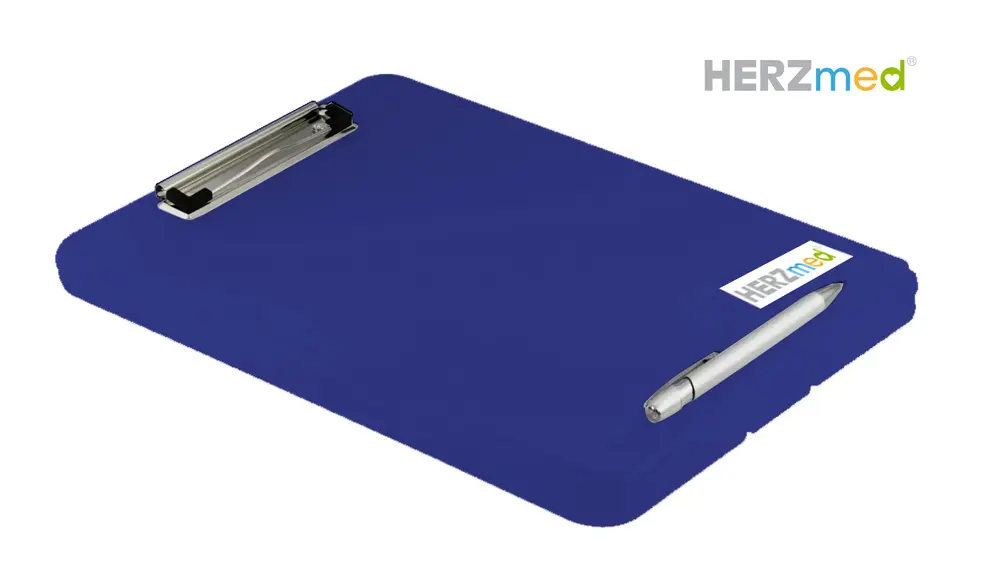 HERZmed Clipboard A4 BASIC BLUE 
