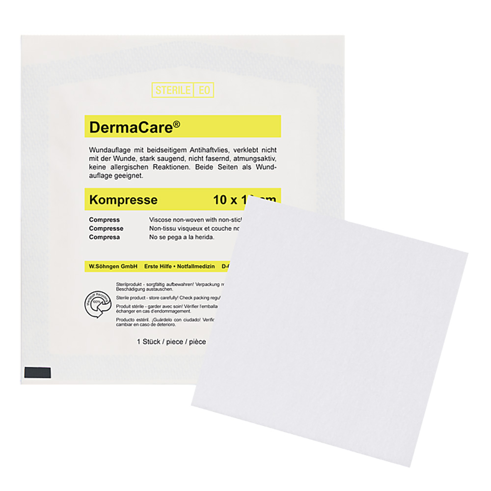 DermaCare® Kompresse einzeln 10 x 10 cm