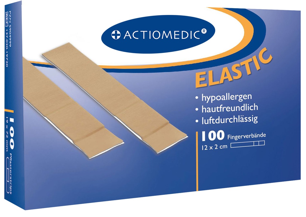 Fingerverbände ELASTIC 12 x 2 cm, VE = 100 Stück