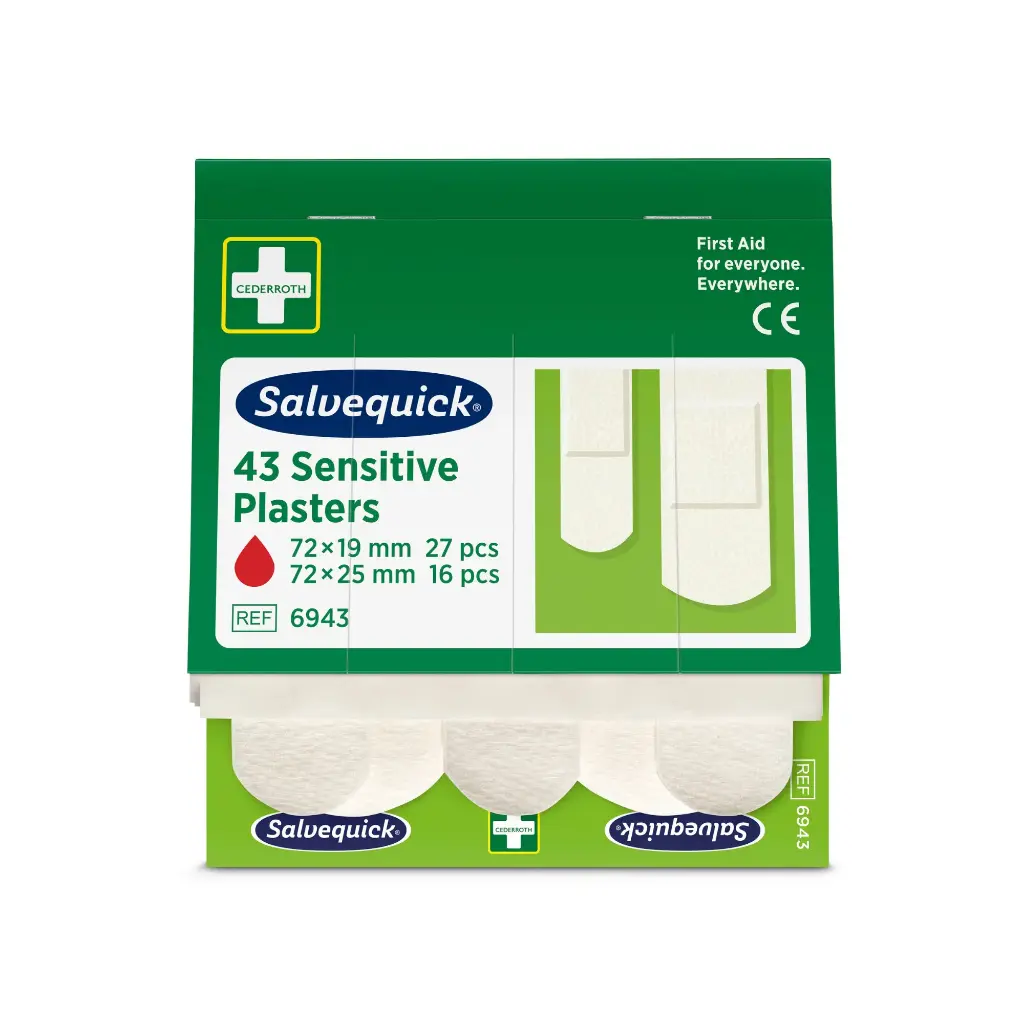 REFILL Salvequick Sensitive Pflaster