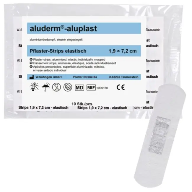 aluderm®-aluplast elastisch Strips 2,5 x 7,2 cm