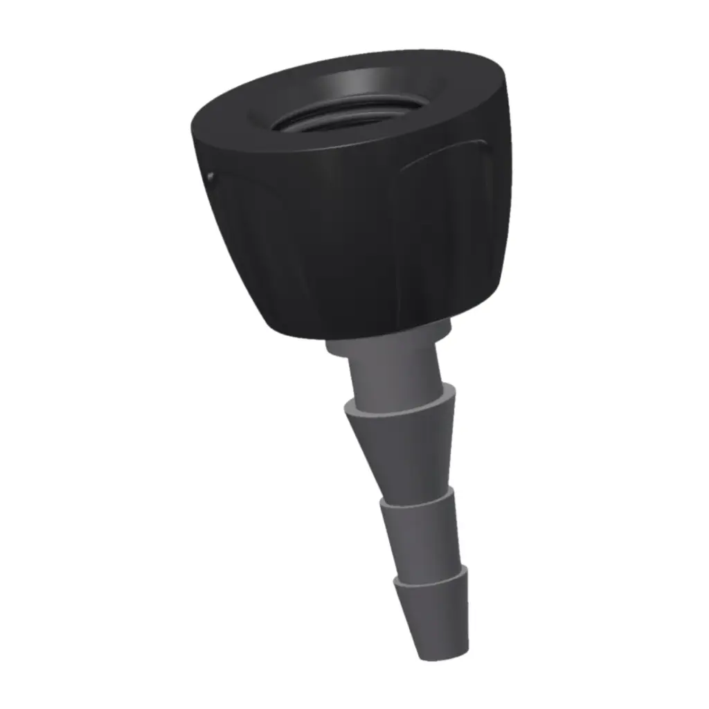 Schlauchanschluss  für Flowmeter - 9/16 Tülle - Druckgas