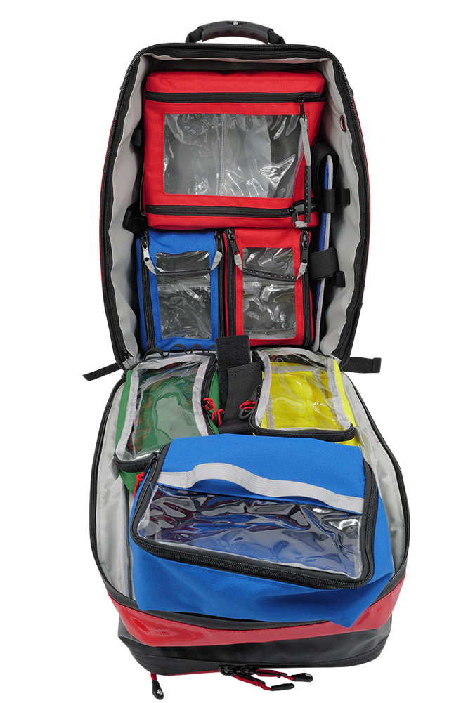HERZmed Notfallrucksack F1 PLANE RED