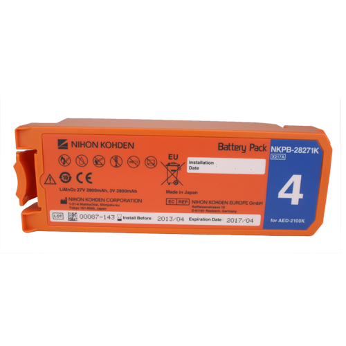 4 Jahres-Batterie für AED 21xx ab 2013 NIHON