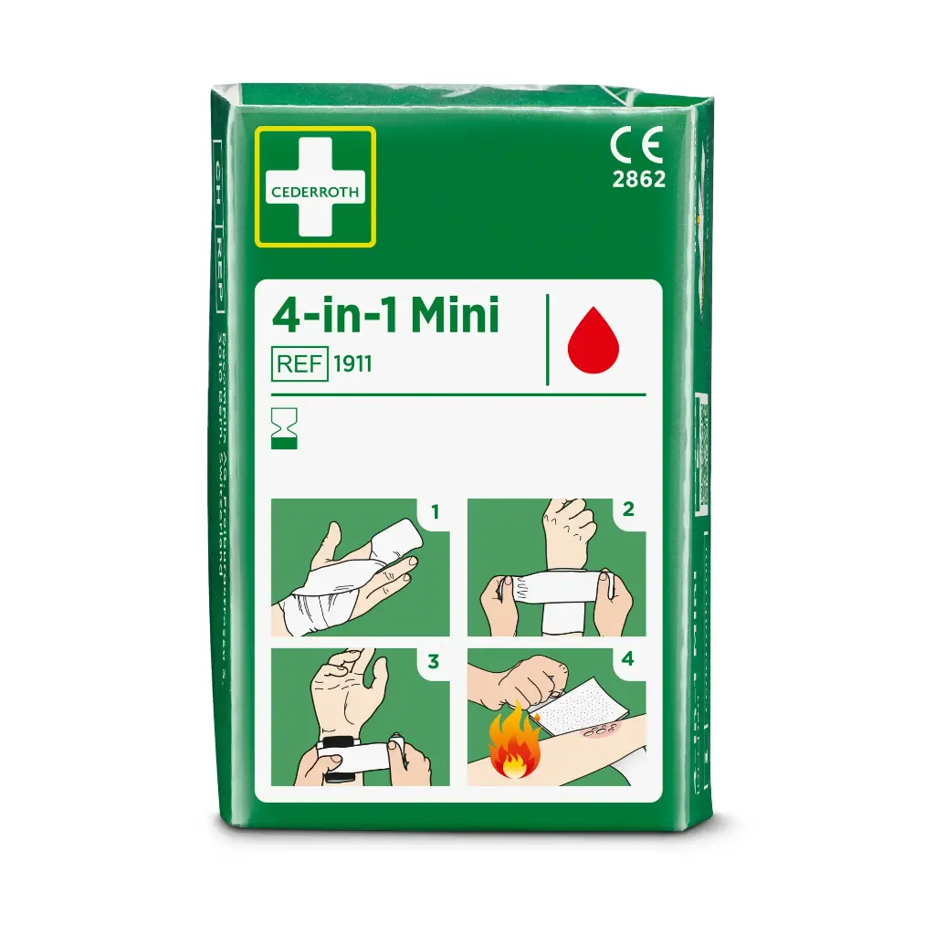 Cederroth 4-in-1 Steriler Universalverband MINI