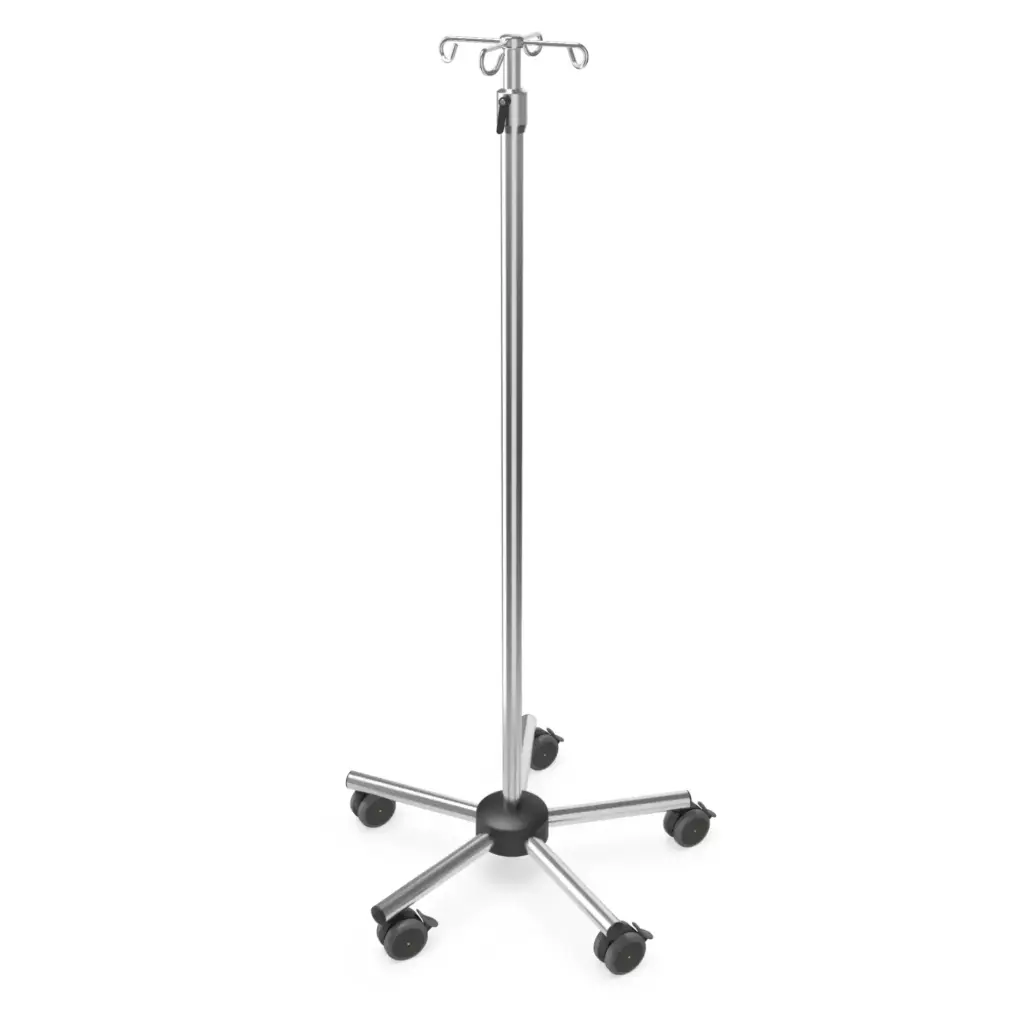 Infusionsständer Premium Care Schwerlast Modell mit Doppellaufrollen