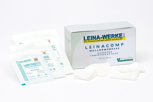 [45-45] 10x10 cm, 8-fach, Mullkompresse, steril