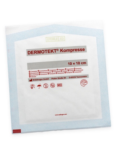 [45-53] DERMOTEKT Kompresse V 10 x 10 cm