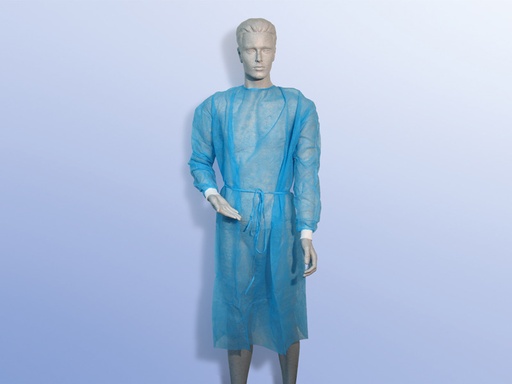 [2600522] Besucherkittel, blau, unsteril, L:120cm, B:144cm,