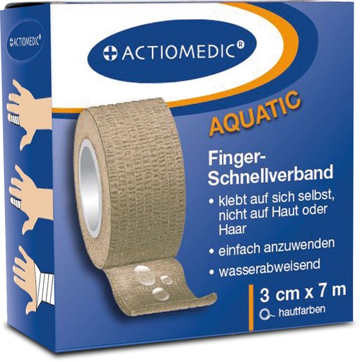 [2600791] Schnellverband AQUATIC hautfarben 3 cm x 7 m