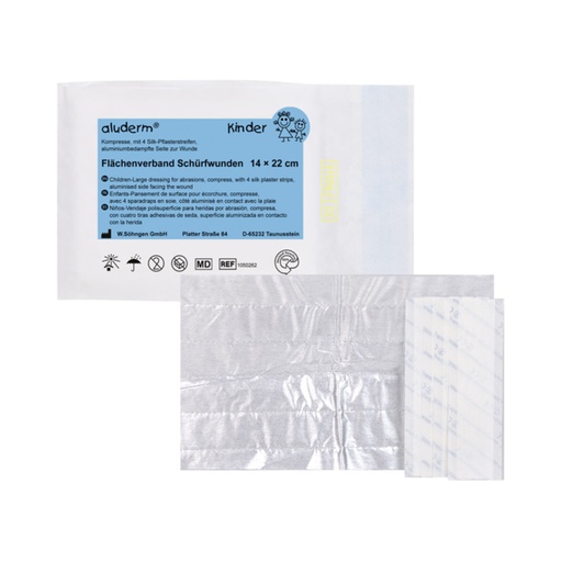 [49-113] aluderm® Kinder Flächenverband Schürfwunden
