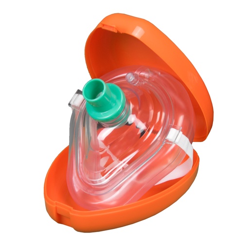 [311.5002] HERZmed Taschenbeatmungsmaske ORANGE