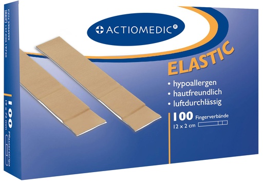 [48-21] Fingerverbände ELASTIC 12 x 2 cm, VE = 100 Stück