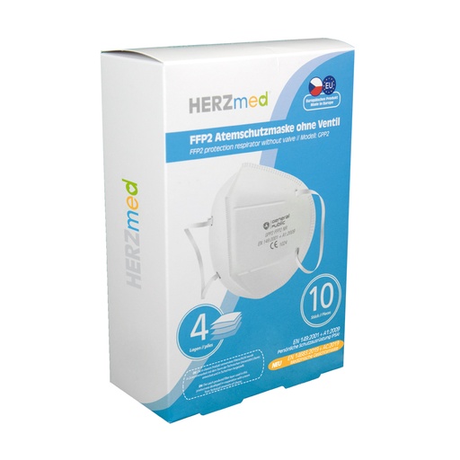 [2600716] [311.10011] HERZmed FFP2 Maske XL WHITE