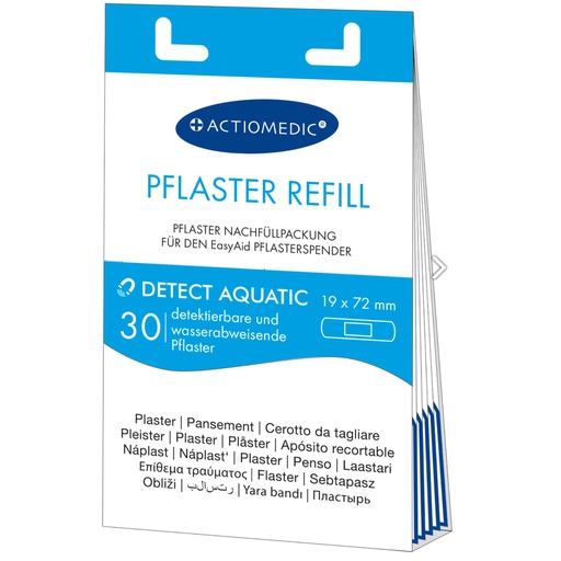 [2600837] EasyAid Refill Strips 19x72mm DETECT/AQUATIC
