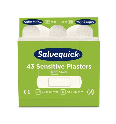 [46-76] REFILL 6943 Salvequick Sensitive Pflaster