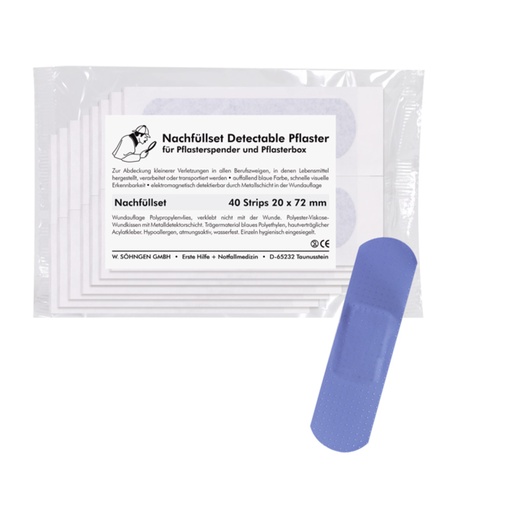 [2602515] Nachfüllset detectable Strips 2,0x7,2 cm