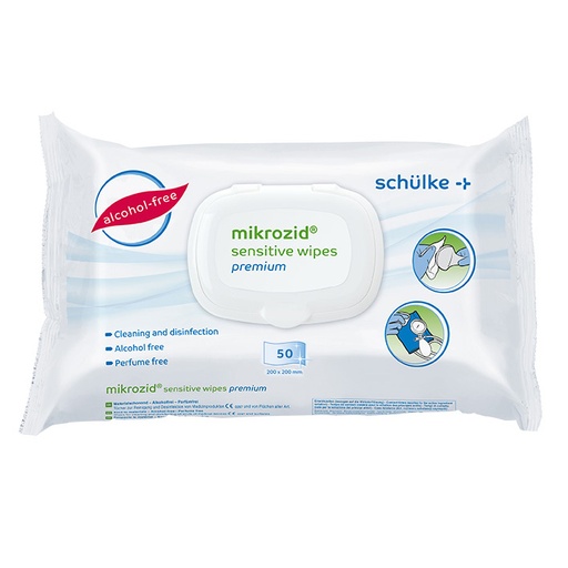 [2602086] mikrozid® sensitive wipes, 50 Tücher