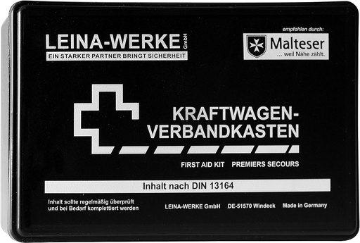 [2601253] KFZ-Verbandskasten Standard DIN 13164 Schwarz