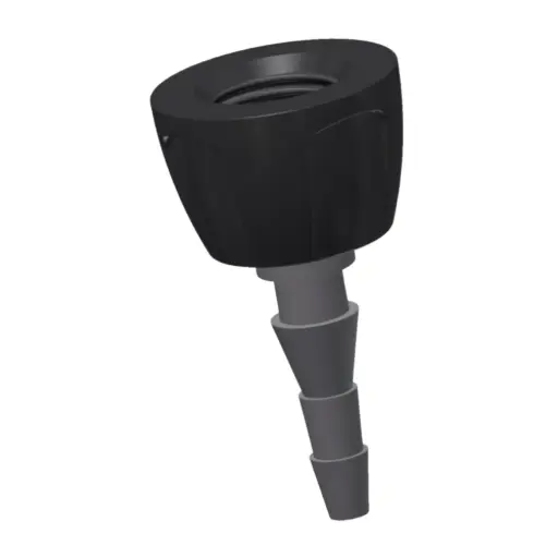 [010.900.619] Schlauchanschluss  für Flowmeter - 9/16 Tülle - Druckgas