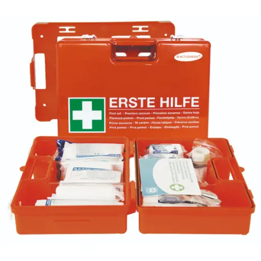 [X47809] Erste Hilfe Koffer SAN, DIN 13169, orange