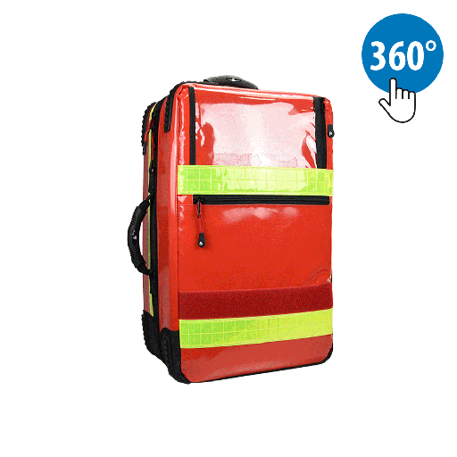 [N190189-V2] PREMIUM Notfallrucksack X1 YELLOW PLAN RED