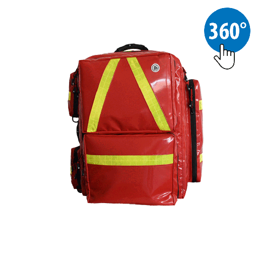 [N180012] WaterStop Notfallrucksack PROFI RED PLANE