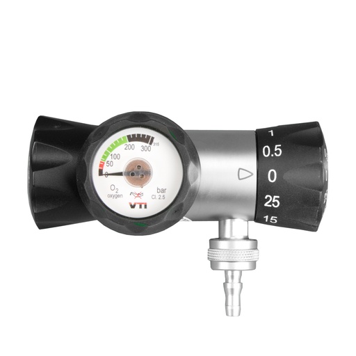 [2602475] [M1560001] Druckminderer SELECT Ergo Standard 25, O2, 9/16", Tülle