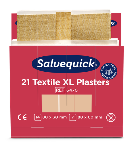 [2600429] Refill 6470 Salvequick Textilpflaster, Extragross