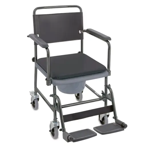 [1525770] [683.1525770] Invacare H720T Toilettenstuhl fahrbar, mit integriertem Toilettentopfhalter
