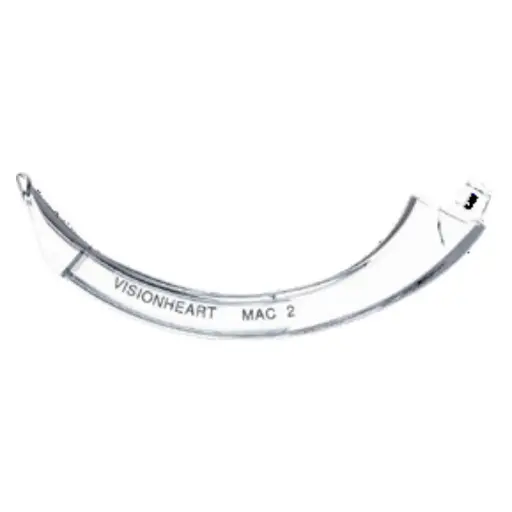 [I-VL-03-0010-VE] VisionHEART Videolaryngoskop Blade MAC 2, Erwachsene, klein,  10 Stück