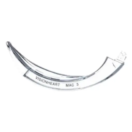 [I-VL-03-0011-VE] VisionHEART Videolaryngoskop Blade für VX-Serie, MAC 3, Erwachsene (10 Stück)
